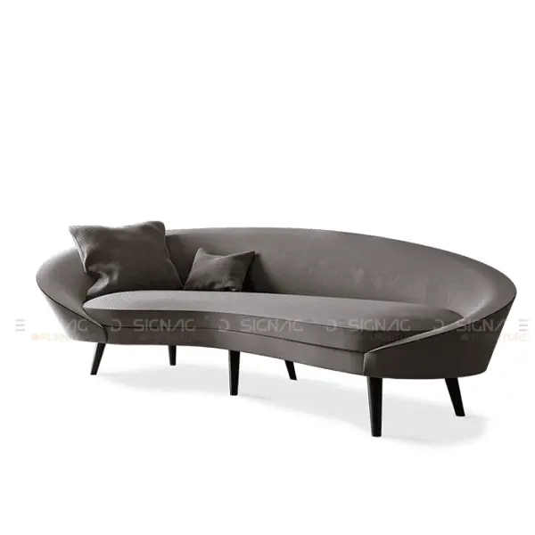 A minimalist divan with a cozy sofa (Two Single Sofa with a Divan)