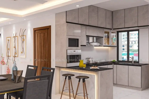 open kitchen interior 1 scaled Redefining modern interiors with DesignAge Furniture Bangladesh